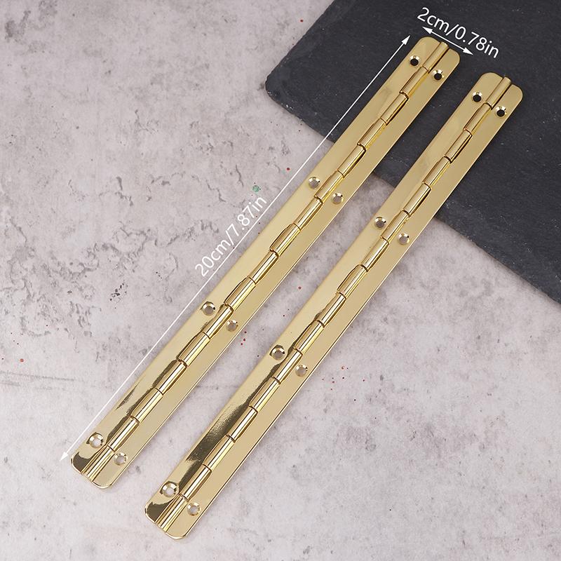2 Pcs Hinge Hinges For Crafts Heavy Duty Piano Cabinet Box Long Window Iron Furniture Door And Window Hinge Long Hinge
