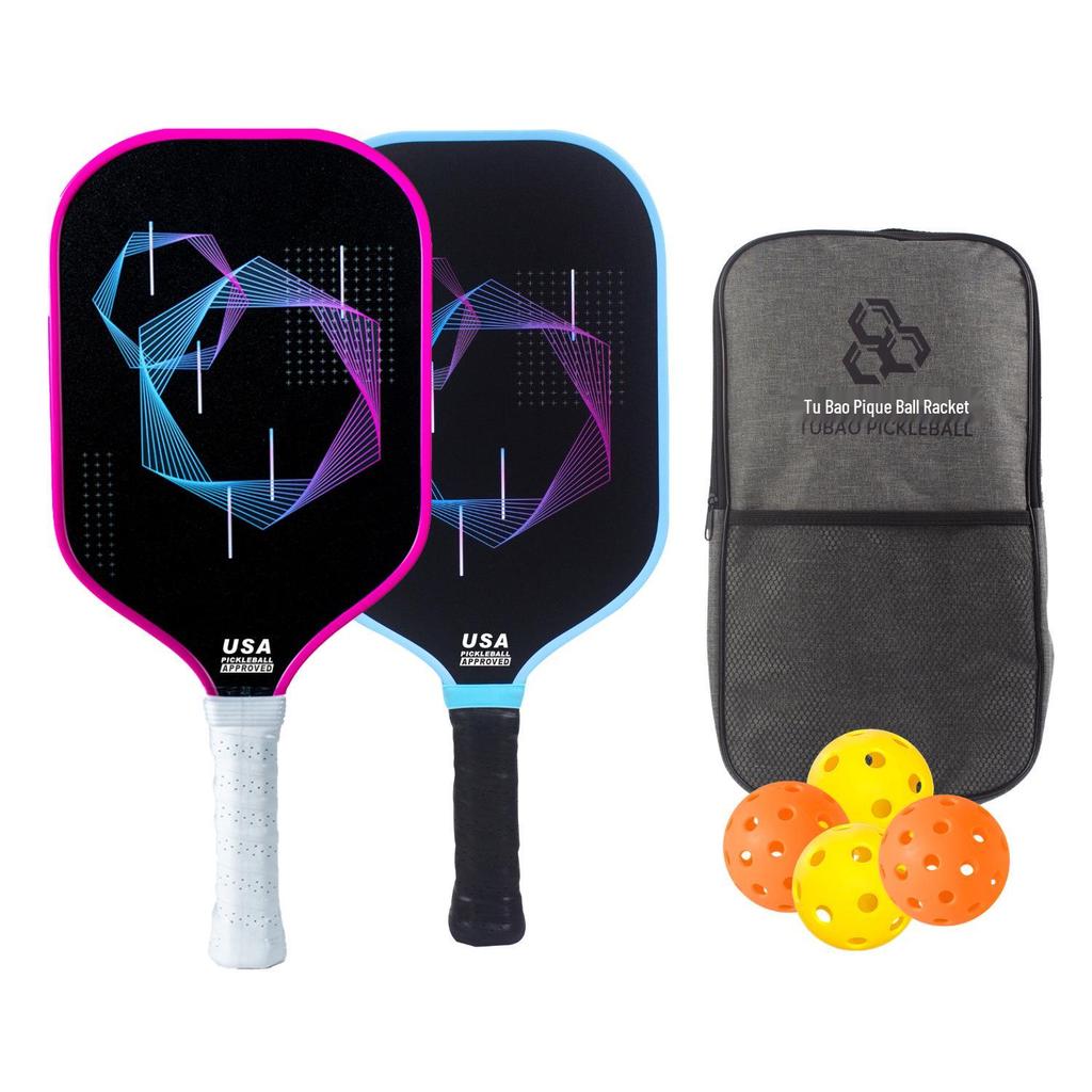 Heißverkaufendes Glasfaser-Pickleball-Schläger-Set mit verdicktem Design
