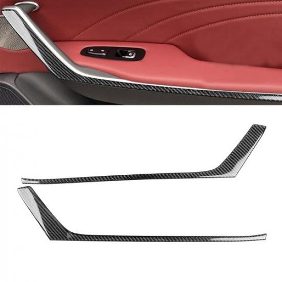 Interior Door Armrest Pusher Handle Cover Trim For Kia Stinger 2018-