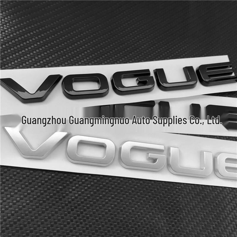 Modified VOGUE Trunk Tail Badge for Range Rover Vogue SE