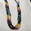 10String, Natural Multi-color Spinel Beads Strand 3mm Faceted Round Loose Gemstone Beads 40cm DIY Bracelet Necklace Jewelry Making Supplies
