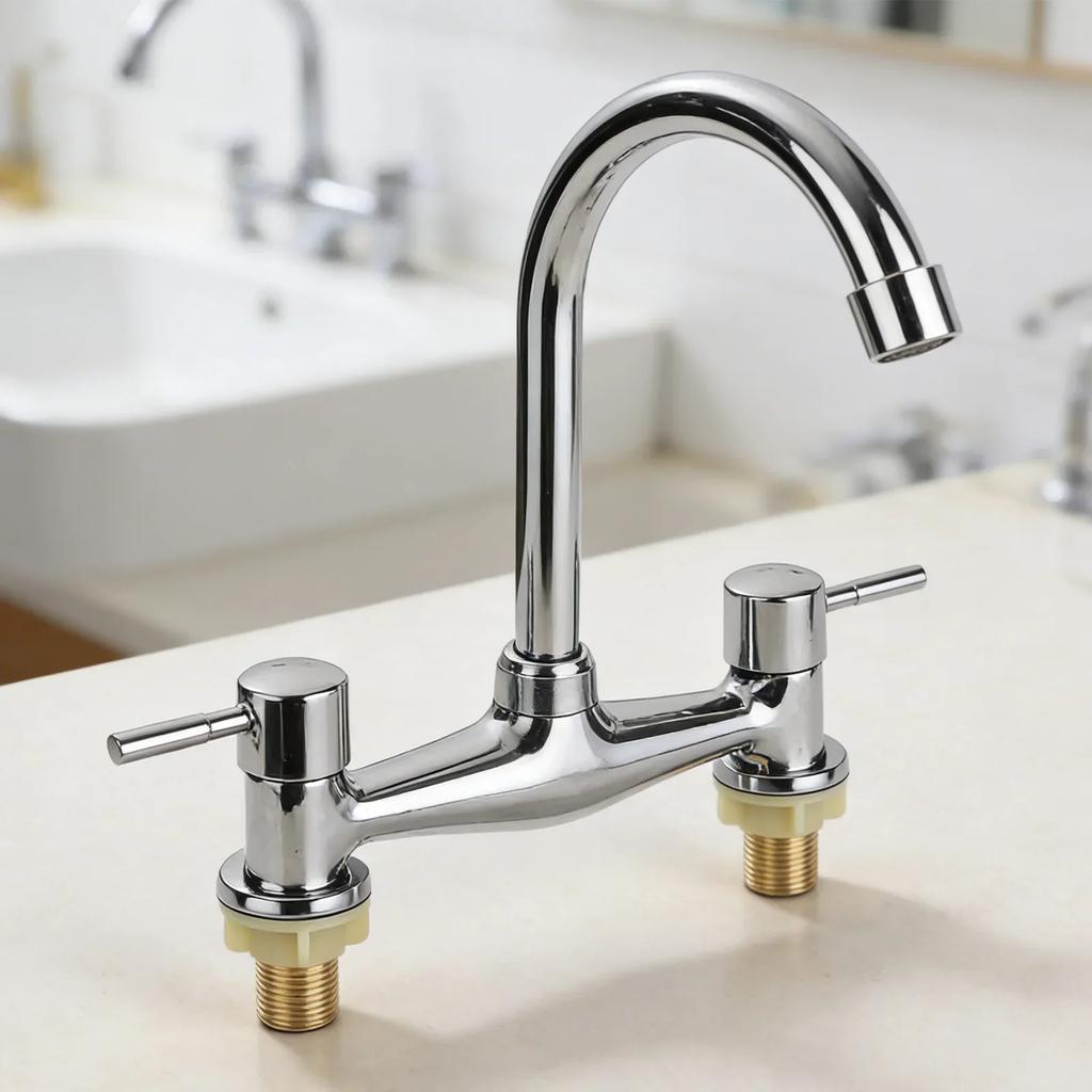 Rubinetto Cromato Miscelatore Caldo e Freddo Doppia Leva Caratteristiche Rubinetto Miscelatore Caldo e Freddo Scenario Applicabile Applicabile