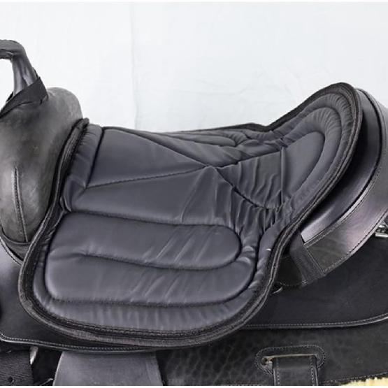 Motorcycle Seat Cushion Saddle Pad for Horses-Brown