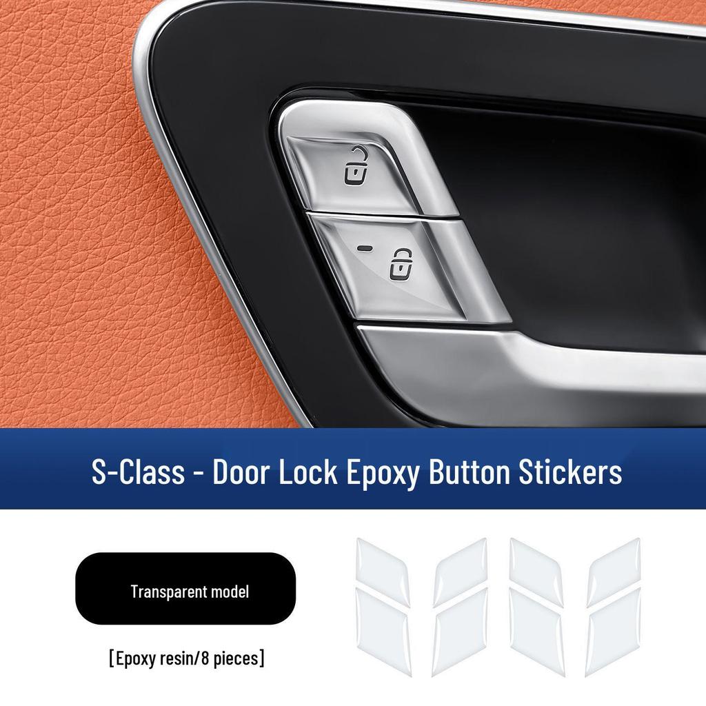 Mercedes-Benz S-Class Window Lift Panel Sticker for S400/S450 Interior