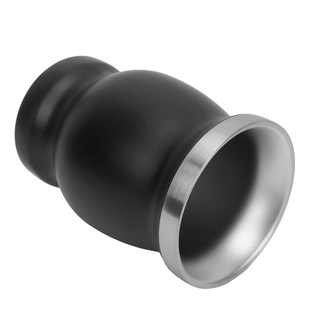 8oz Kalebasse Teetasse Doppelwandig Edelstahl mit Löffel Strohhalm Bürste Kalebasse Isolierte Tassen für Tee