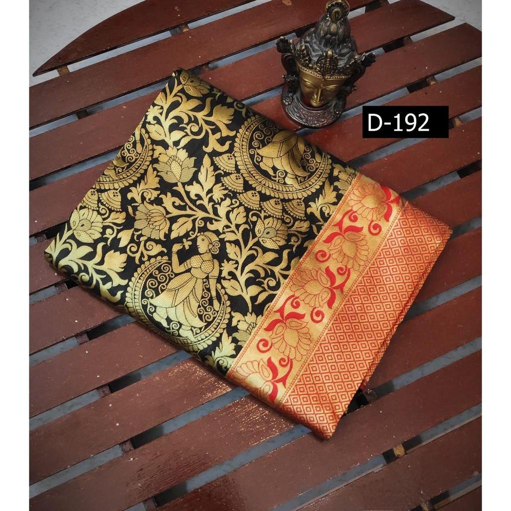 Beautiful Rich Pallu And Jacquard Work On All Over Saree