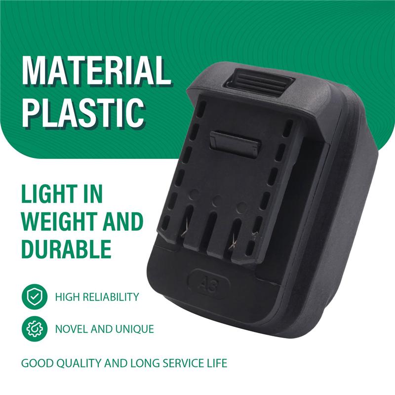 

A72U 3X MTB18DYL Adapter For 18V Li- Battery BL1830 Hongsong Lomvum Jiangmi Zhipu On DAYI 21V Lithium Electric Tool чёрный