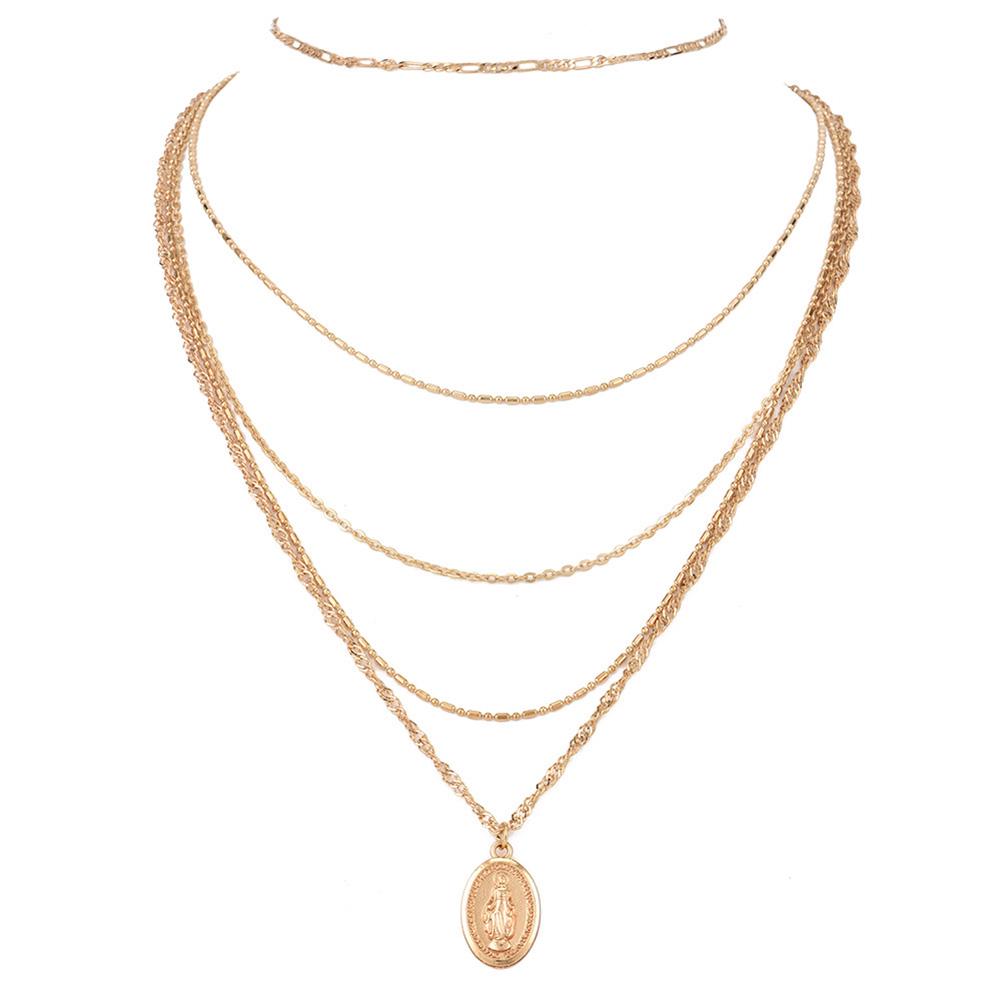 Men Women Catholic Religious Virgin Mary Pendant Necklace Unisex Fashion Jewelry Men Women Catholic Religious Virgin Mary Pendant Necklace Unisex Fashion Jewelry