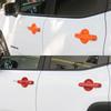 Door Grab Handle Bowl Decoration Cover Trim Sticker for Jeep Renegade 2016 2017 2018    2022 2023 Car