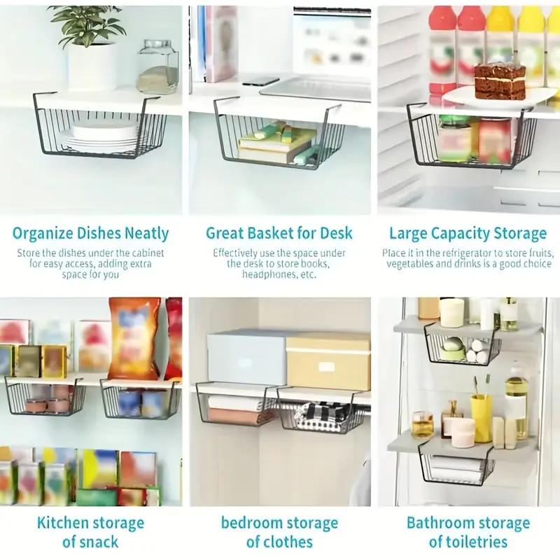 Kitchen Storage Rack Dormitory Storage Tool Hanging Layered Seasoning Hanging Basket Cabinet Hanging Cabinet Hanging Rack