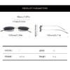 Small Frame Sunglasses, Rimless Sunglasses, Ultra-lightweight Mini Glasses