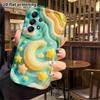 Phone Case: 2D Flat Design Suitable for Samsung Galaxy A34 A35 M05 M06 S20 S22 S21 FE Plus 5G Protective Case, Star and Moon Theme, Perfect Christmas