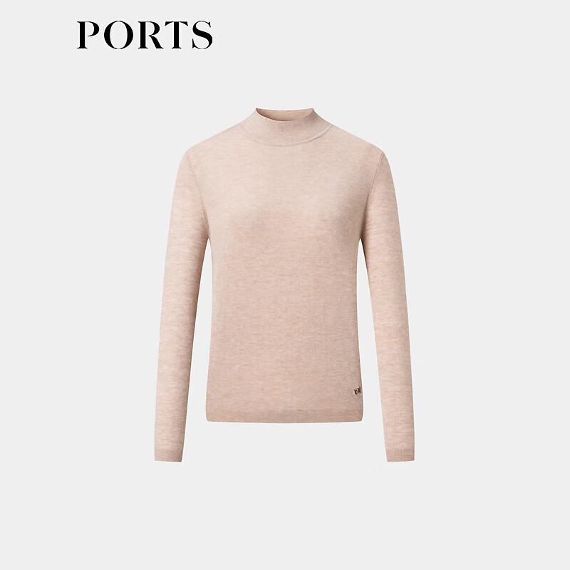 PORTS Women's 2023 Fall/Winter Solid Turtleneck Knit Sweater