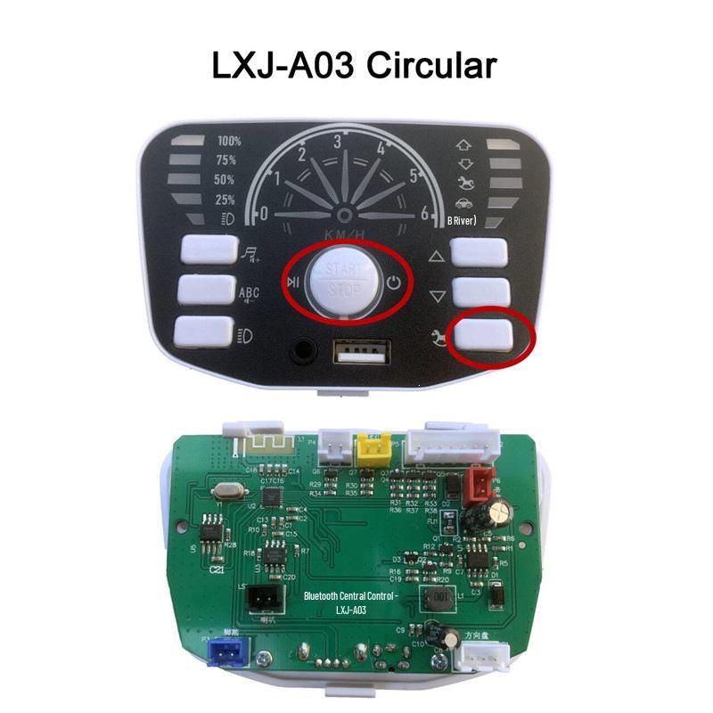Berryjia Little Sun Kids' Electric Car Music Controller Panel and Motherboard Accessory.