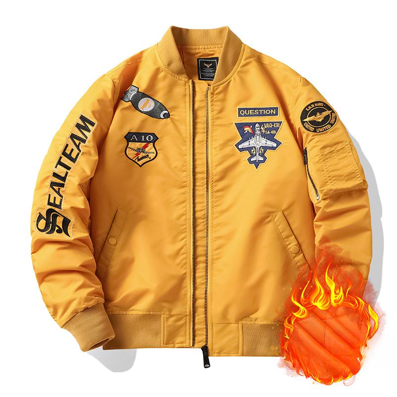 Весна и осень новая куртка-бомбер бейсбольная форма куртка большого размера рабочая — фото 6