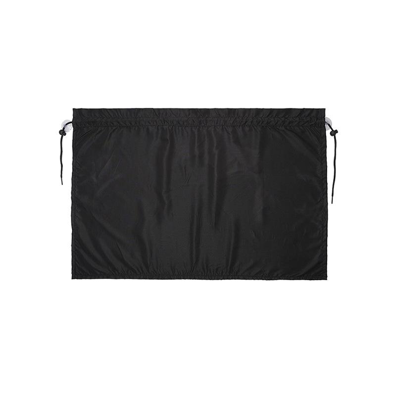 Black Car Interior Privacy and Sunscreen Suction Cup Curtain