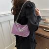 Chain Bag, Women's Single Shoulder Crossbody Bag, Large Capacity Casual Bag, Diamond Inlaid Bag