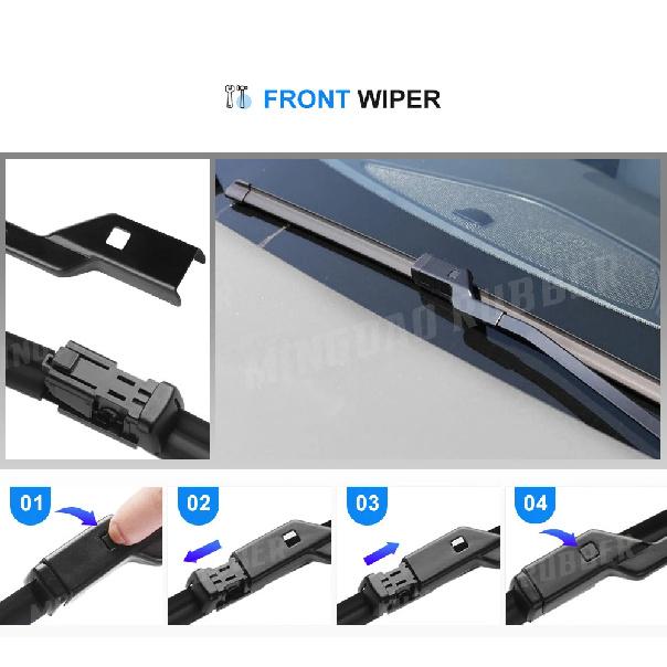 Windshield Windscreen Wiper Blades For Ford Focus 3 Hatchback Front Rear Window 2011 2012 2013 2014 2015 2016 2017