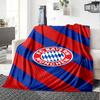 Bayern Munich Theme Printed Blanket - Perfect for Couch, Bed, Travel & Outdoor Use | Machine Washable, Cozy & Durable.