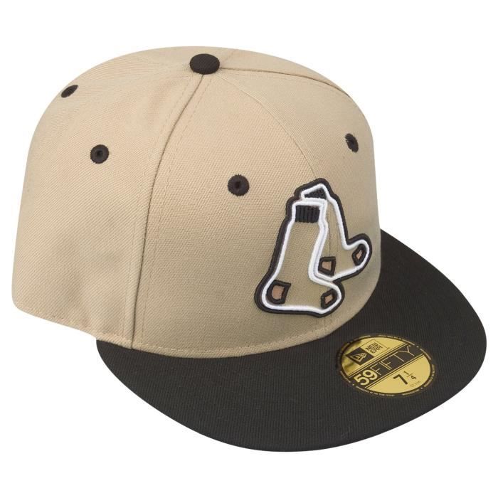 Casquette Ajustée Neon Boston Red Sox Camel Beige - New Era - Sportswear