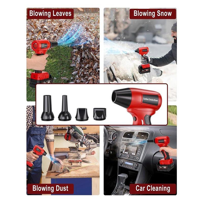 A34R Turbo Dust Blower Brushless Violent Turbo Fan For M& 18 18V Battery Violent Wireless Fan Adjustable Air Blower