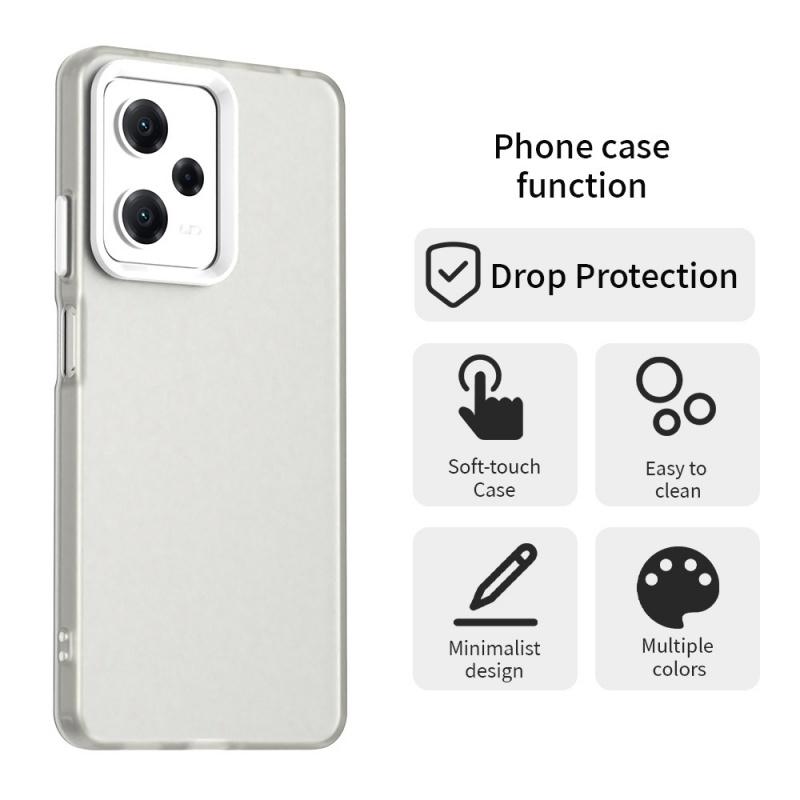 For Redmi Note 12 Pro 5G Case Cover Xiaomi Redmi Note 12 Pro 5G Capas New Matte Frosted Translucent  Fundas Redmi Note 12 Pro 5G