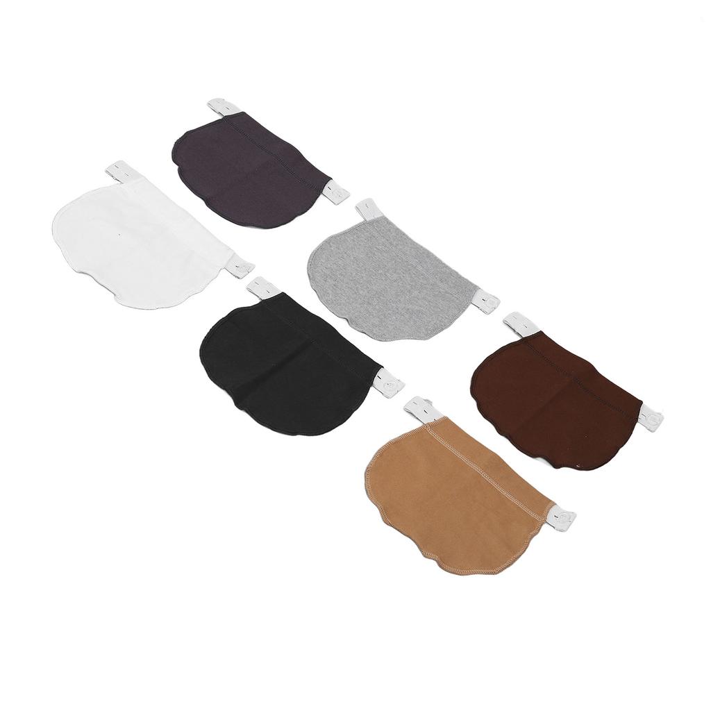 6 ks Prodloužení kalhot Pasový knoflík Bavlněná spona Sada doplňků pro pas šatů