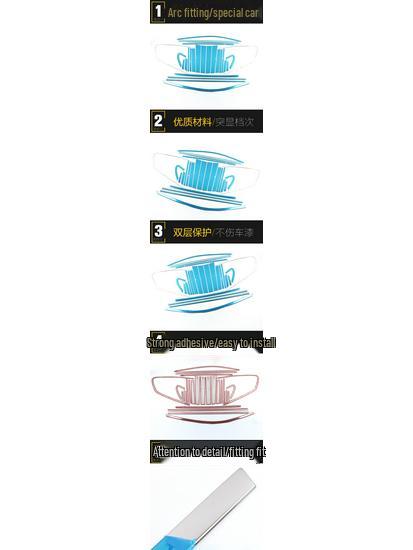 Roewe W5 Window Stainless Steel Anti-Scratch Bright Trim Accessories