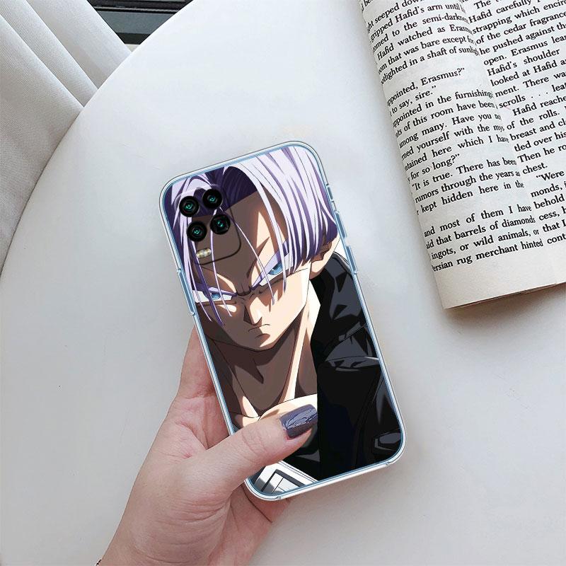 Dragon Ball Trunks Transparent Phone Case for Motorola Moto G10 G20 G30 G31 G32 G34 G35 G41 G42 G50 G51 G52 G55 G60 G60S