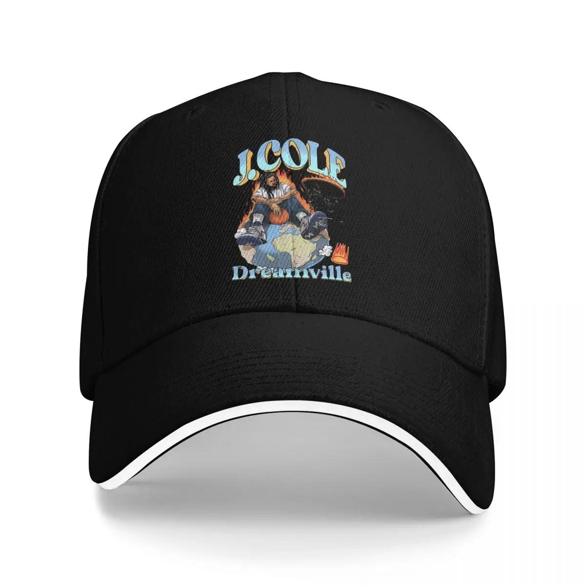 J. Cole The Fader Dreamville Graphics Outdoor Adventures Unisex s Cap Hats For Unisex Baseball Cap For Unisex One Size