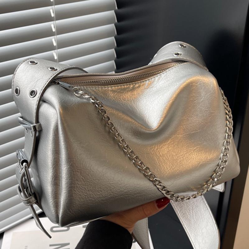 Slack simple underarm bag shoulder bag 2025 spring and summer new women's bag ins fashionable large-capacity messenger bag