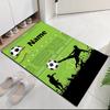 Custom Name Soccer Printed Carpet, for Office Chair Living Room Bedroom Kitchen Room Decor Gifts.