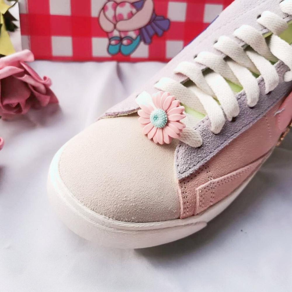 New 1pcs DIY Bow Shoe Buckle Girls and Children's DIY Shoes Accessories Trend Creative Shoelaces Decorative Shoes Accessories