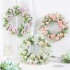 Forest Style Colorful Flower Wreath: Door Decoration & Photography Prop with Peony & Hydrangea - Perfect for Weddings & Shop Windows.
