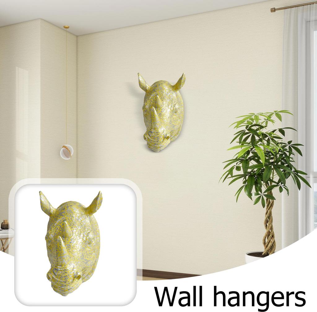 Resin Head Craft Wall Decoration Home Wall Decoration Pendant