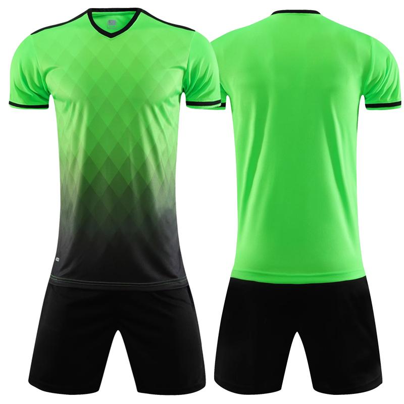 New Football Jerseys and Shorts Adult Soccer Uniforms Football Training Tracksuit XS-3XL