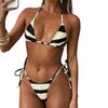 Women's Lace-up Swimsuit Bikini Swimsuit Set