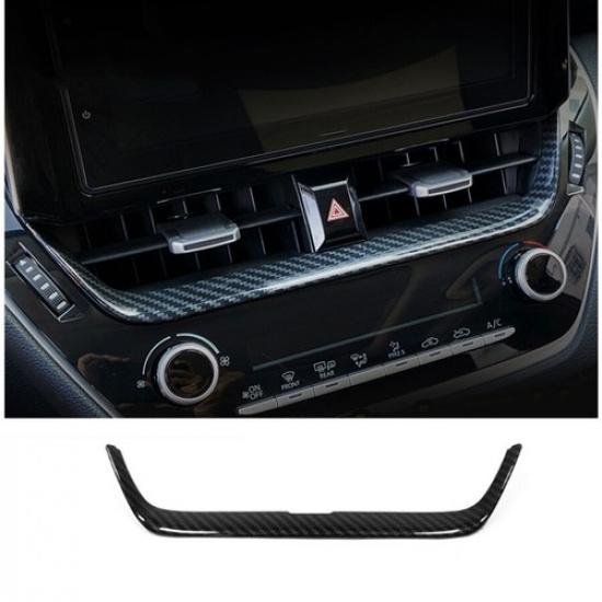 For Toyota Corolla -2025 Dashboard center Air Vent Trim Carbon fiber