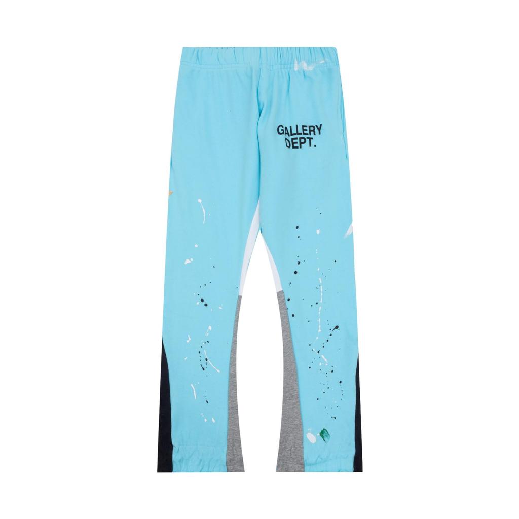 GALLERY DEPT Men's Classic Hand-Painted Splatter Graffiti Cotton Sweatpants