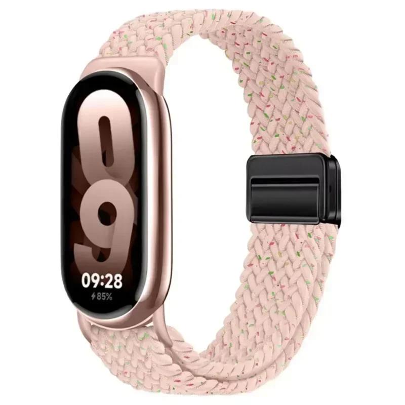 Braided Nylon Strap for Xiaomi Mi Band 10/9/8 Smart Watch Replaceable Wristband Correa for Xiaomi Mi Band 9/Mi Band 10 Bracelet