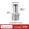 304 Stainless Steel Hex Male Thread Pagoda Fitting for Water/Air Hose