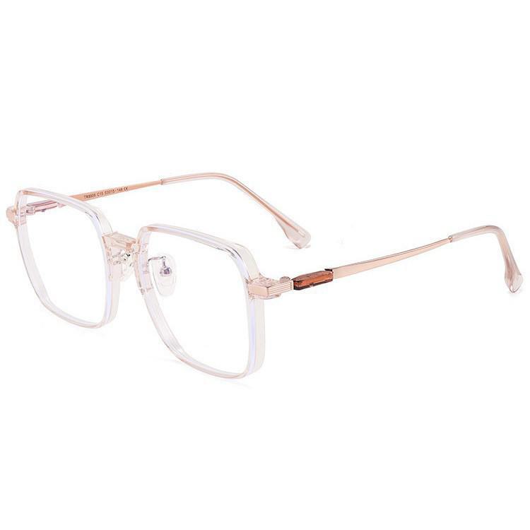 Black Frame Fashionable Blue Light Blocking Glasses for Women – Large Frame Design for a Slimmer Face, Radiation Protection, Anti-Fatigue.