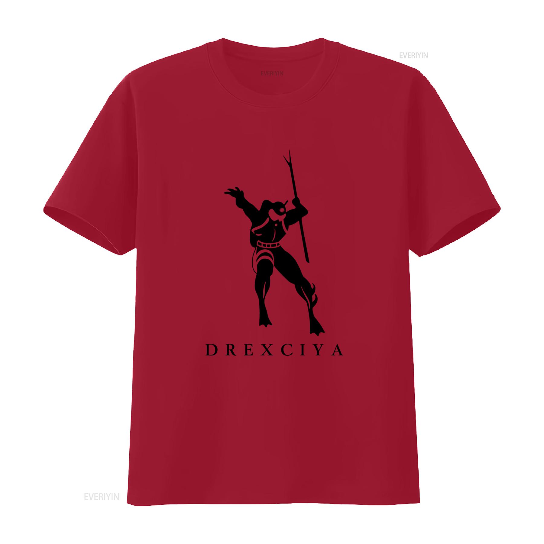 

Drexciya Retro T Shirt 057 Black and White Design vintage Washed homme Stretched Versatile fashion Unisex Breathable S