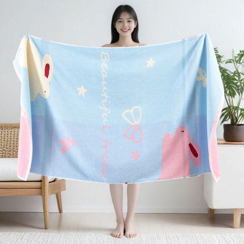 Bath Towel Cotton Adult Absorbent Large Bath Towel New Model for Showering