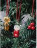 Zibo Glass Christmas Tree Ornaments: Wreaths, Berry Decorations, Gingerbread Men, and Car Accessories. Perfect for Small Christmas Gifts.