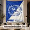 Custom Text Tapestry Sheffield Wednesday FC Print Wall Tapestry Indoor Living Room Wall Decor