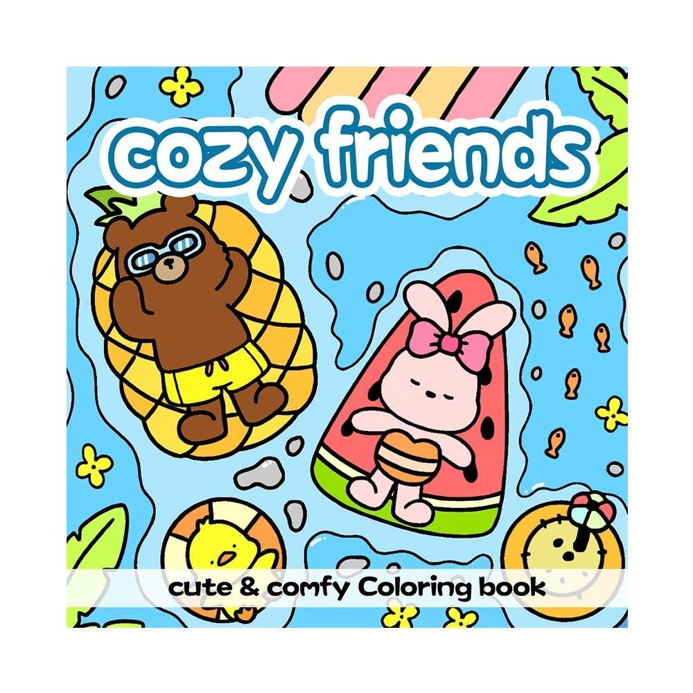 Stressabbau Malbuch Cartoon Kritzeleien Buch Montessori Malspielzeug für Erwachsene und Jugendliche