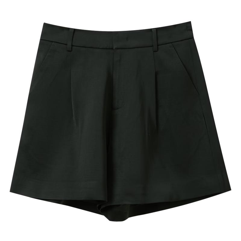 Women s High-Waist Wide-Leg Commuter Shorts S