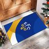 Tappeto in Velluto di Cristallo con Stampa Calcio Everton, Comodo Assorbente d'Acqua Antiscivolo Tappeto per Pavimenti Interni