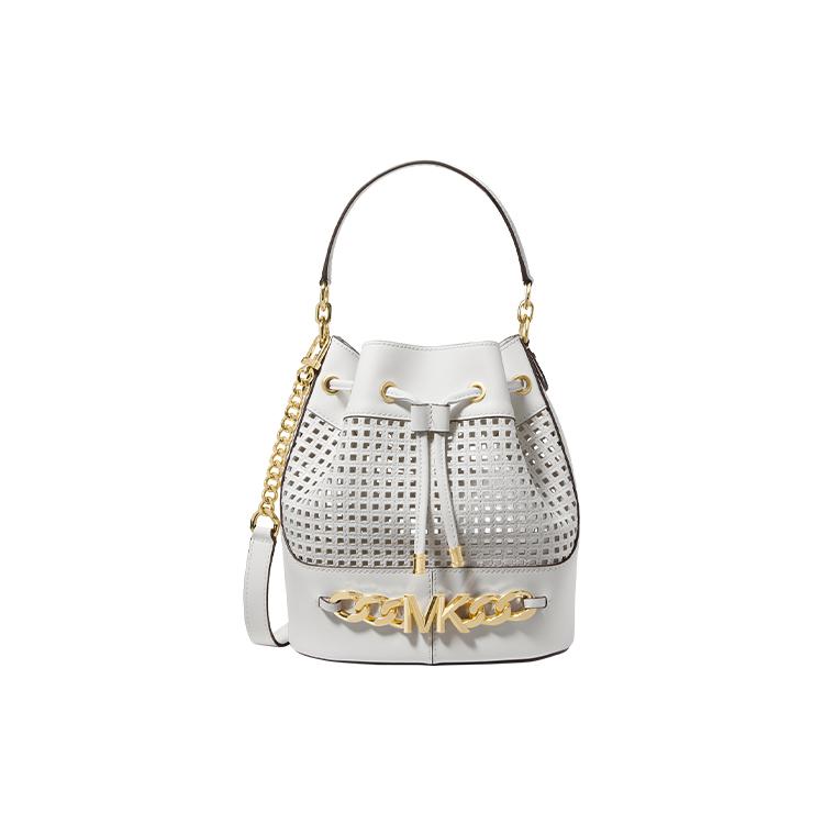 

Новая кожаная сумка кроссбоди MICHAEL KORS, Сумка среднего размера женская белая 30T2GDVS2L-085 22.1*15.0*24.9CM